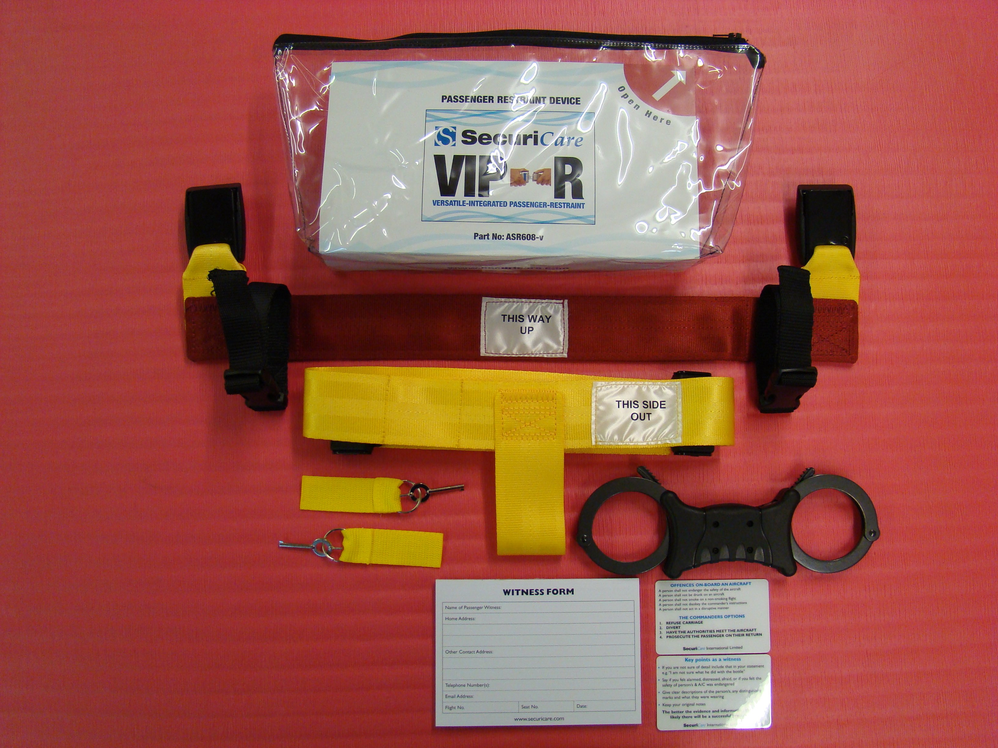 Check out our The Versatile Integrated Passenger Restraint (VIPR